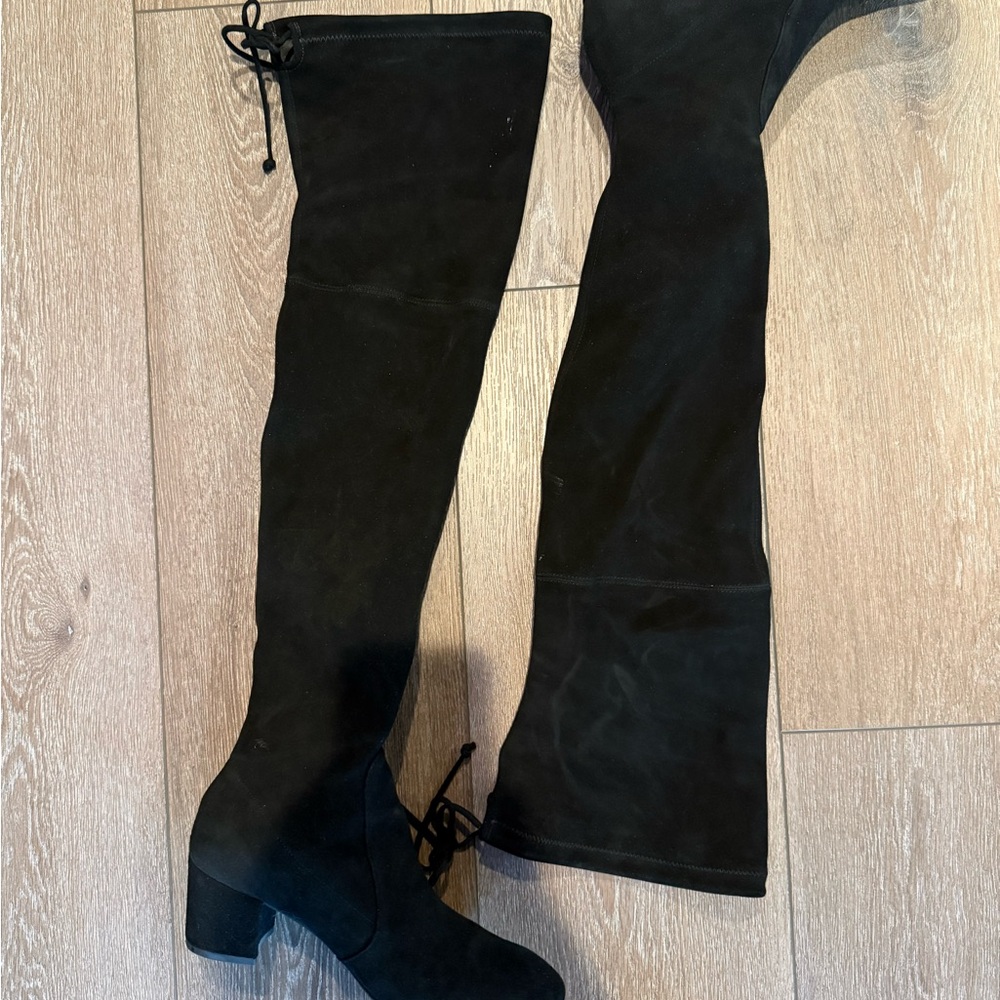 Black Over-the-Knee Women's Boots